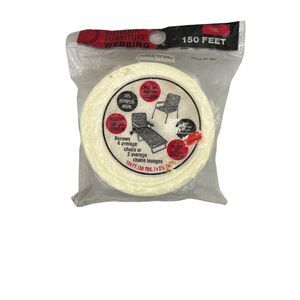 Vintage Sun Products Deluxe Lawn Chair Webbing 150 ft White Stripes